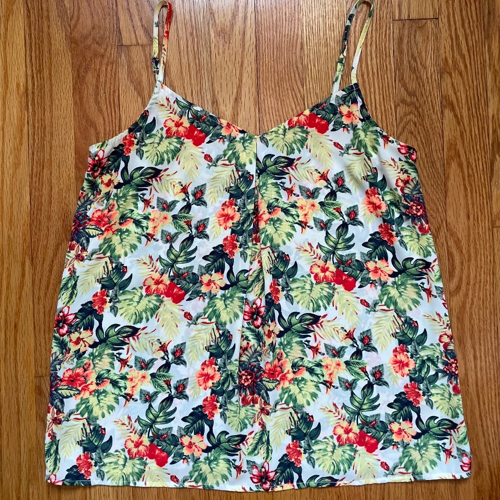 Floral tank top